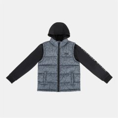 Everlast Hybrid Jacket Junior Boys Crack Charcoal