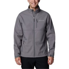 Columbia Men's Ascender Water and Wind Resistant Softshell Jacket Grey