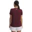Under Armour Tech Twist Short Sleeve Womens Dark Maroon