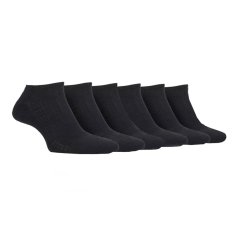Jeep 6 Pack Trainer Socks Ladies Black