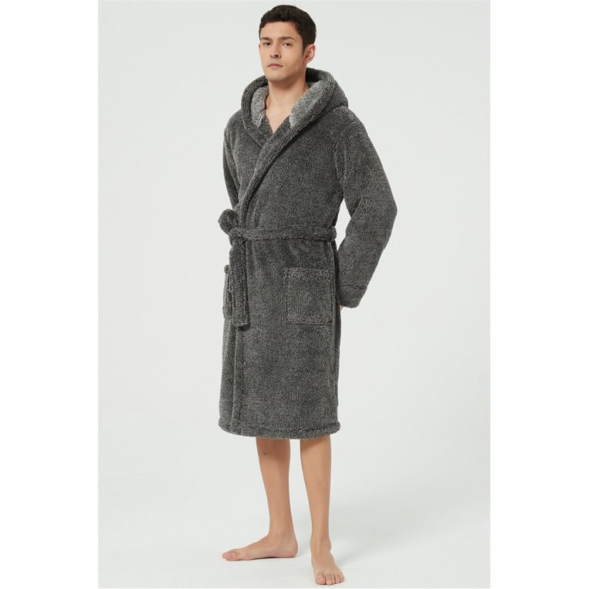 Howick Catonic Dressing Gown Grey