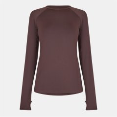 USA Pro Long Sleeve Top Womens Espresso