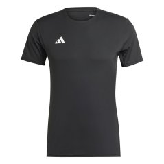 adidas Essentials Running T-Shirt Mens Black