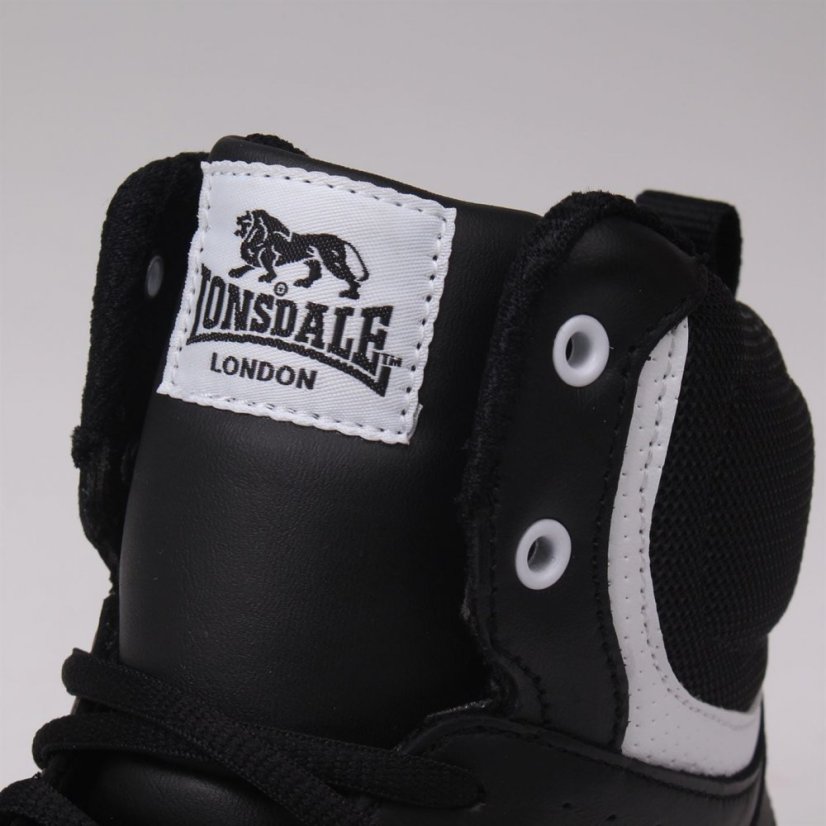 Lonsdale Boxing Boots Black/White