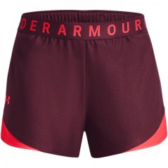 Under Armour Play Up 2 Shorts Ladies Dark Maroon