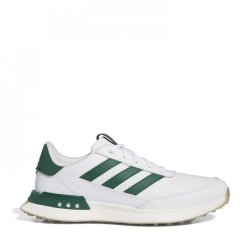 adidas S2G Spikeless Leather 24 Golf Shoes Wht/Green/Gum