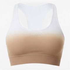 USA Pro Seamless Ombre Sports Bra Desert/White