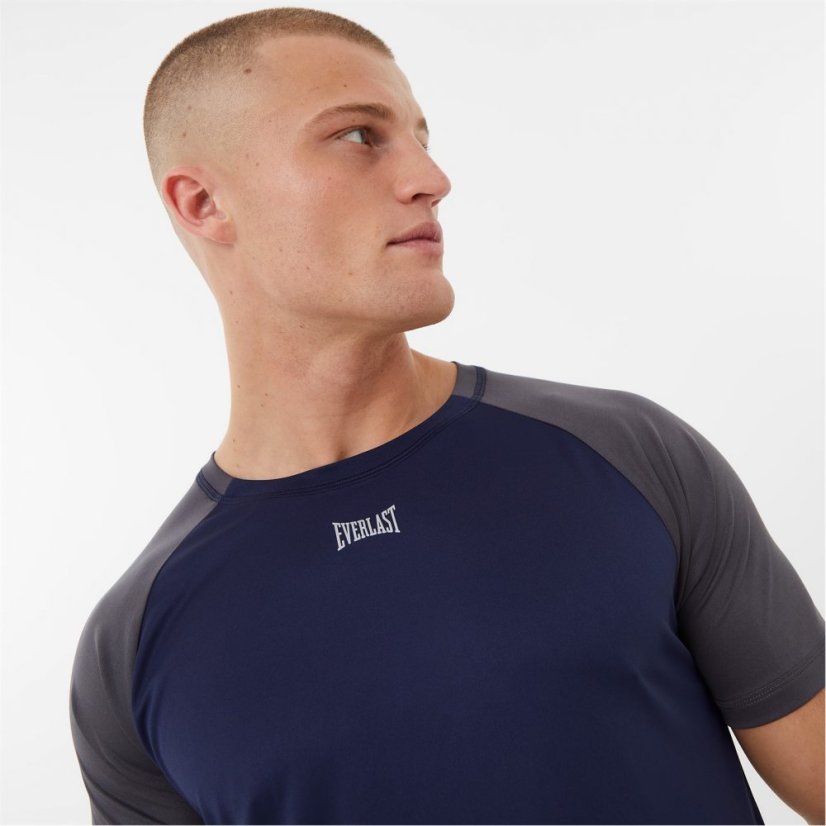 Everlast C&S Performance pánské tričko Navy/Shark Grey