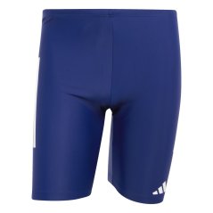 adidas Primeblue 3-Stripes Swim Jammer Mens Dark Blue/White