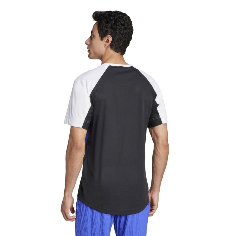 adidas Tennis Pro HEAT.RDY FreeLift T-Shirt Wht/Blk/Blu