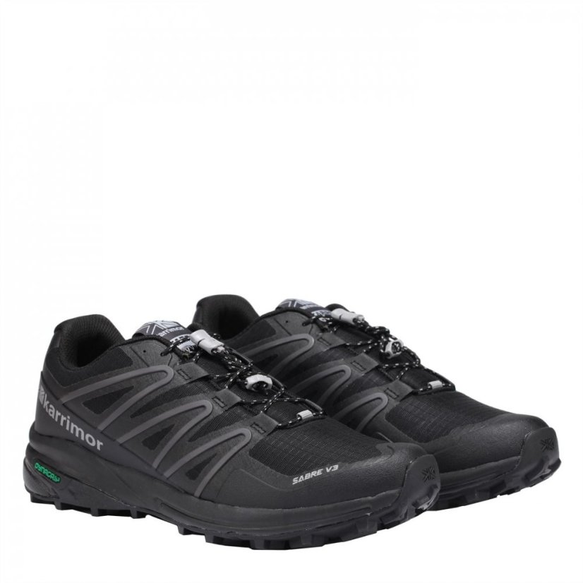 Karrimor Sabre 3 Trail Running Shoes Mens Black