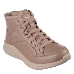 Skechers Women's Flat Ankle Boots Mushroom