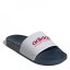 adidas Adilette Shower Slides Adults Wht/Red/Navy