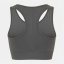 USA Pro UP Seamless Crop Sports Bra Charcoal
