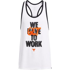 Under Armour Armour Ua Pjt Rck Get To Work Tank Vest Mens White