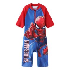 Character All In One Swimsuit Juniors Spiderman