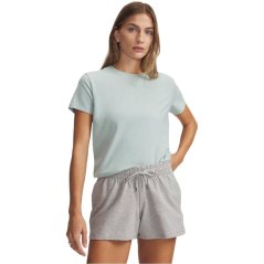 Under Armour Women's Rival Core Short-Sleeve Oversized T-Shirt Blue/White