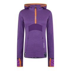 Diadora Women's L. Warm Up Winter Short Sleeve Performance Gym Top Winter Purple