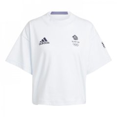 adidas Team GB Icons dámske tričko Sky Tint
