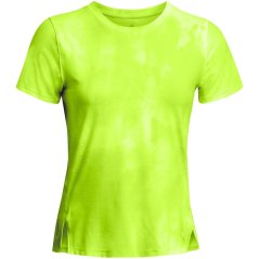 Under Armour Women's Launch Elite Printed Short-Sleeve Performance Top Yellow
