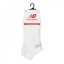New Balance 6 Pack No Show Socks White