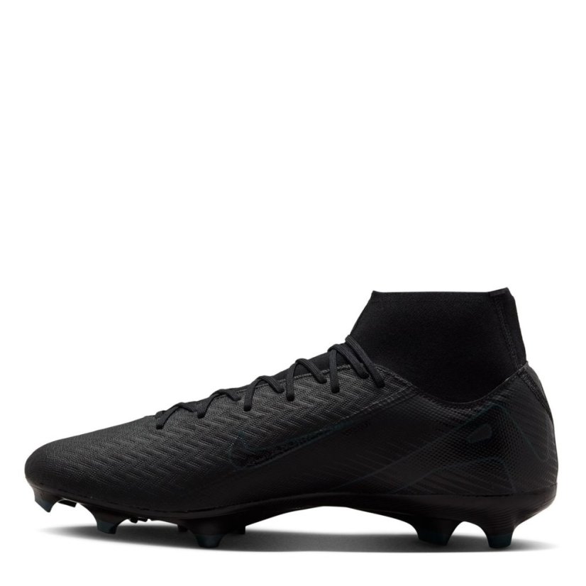 Nike Zoom Mercurial Superfly 10 Academy Adults Firm Ground Football Boots Black/Green