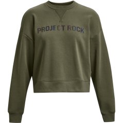 Under Armour Women's Heavyweight Leg Day Sweatshirt Green