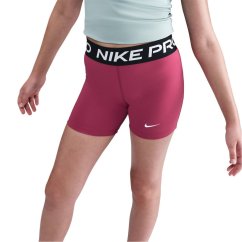 Nike Pro Shorts Junior Girls Sweet Beet