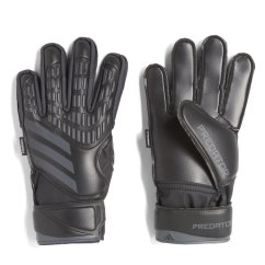 adidas Predator Match Fingersave Goalkeeper Gloves Juniors Black