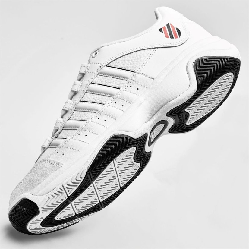 K Swiss K Court Blast pánská tenisová obuv White/Black/Red