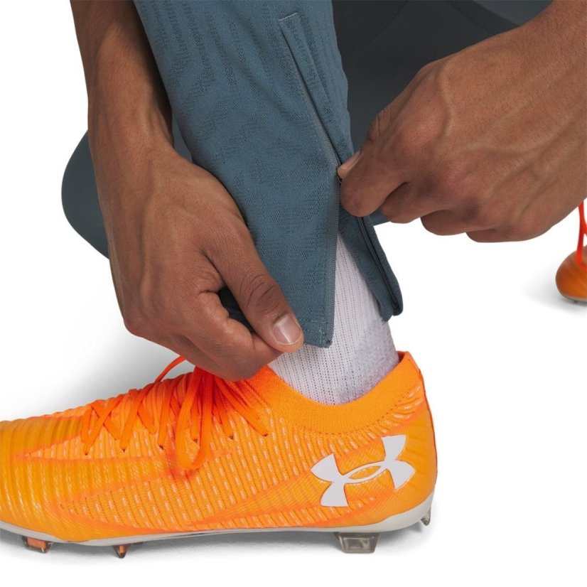 Under Armour Men's Chal Performance Tracksuit Bottom Grey/Orange