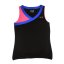 USA Pro Cross Over Tank Top Ladies Blk/HPink/PBlue