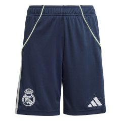 adidas Real Madrid Away Shorts 2025 2026 Juniors Blue