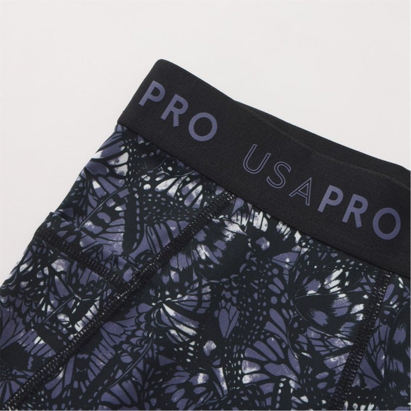 USA Pro USA Pro Training Tight Legging Girls Black Butterfly