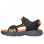 Skechers Creature-Splash Flat Sandals Boys Black/Orange