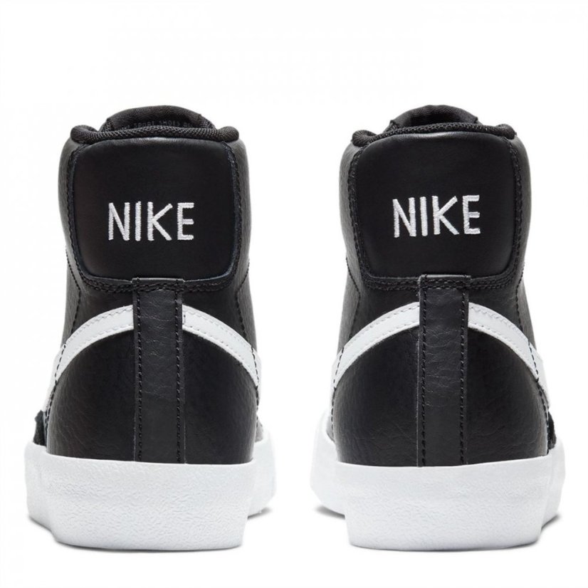 Nike Blazer Mid '77 Big Kids' Shoes Black/White