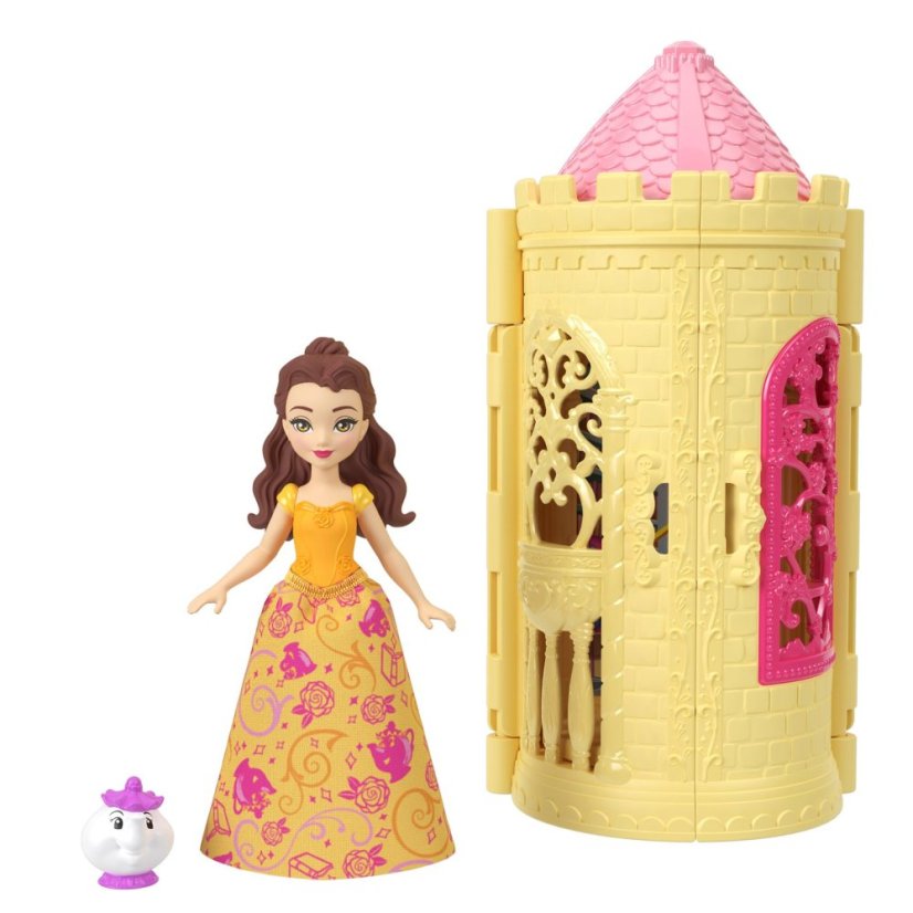 Disney Mattel Disney Princess Tower Surprise Small Dolls & Stacking Playset (Asst) Multi