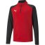 Puma (4) Teamliga 1/4 Zip Top Juniors Red