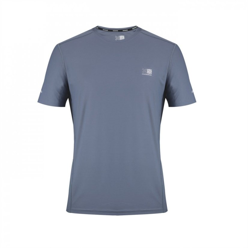 Karrimor Run Short Sleeve T Shirt Mens Stormy Blue