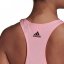 adidas Womens Essentials Linear Loose Tank Top Light Pink