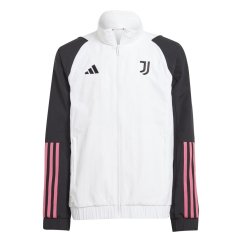 adidas Juve Pre Jkt Y Tracksuit Top Unisex Kids White