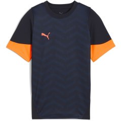Puma Individual Cup T-Shirt Juniors Navy/Orange