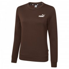 Puma Essential Crew Sweatshirt Womens Dark Chocolate