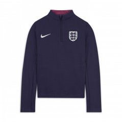 Nike England Academy Pro Drill Top 2024 Infants Purple Ink/Blue