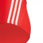 adidas Three Stripe Swimsuit Junior Girls Vivid red/Wht