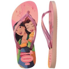 Havaianas Hav. Kids Slim Princess Citronella Flip Flops Unisex Ballet Rose