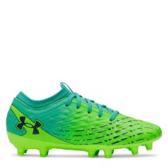 Under Armour Kids Under Armour Magnetico .3 Firm Ground Football Boots Green/Turquoise