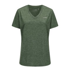 USA Pro Pro Tech V Tee Ladies Forest Green