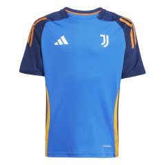 adidas Juventus Training Shirt 2024 2025 Juniors Blue