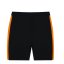 Castore Unisex Kids' Licensed Football Shorts Black/Orng